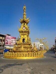 Tour de l'horloge Chiang Rai vue de jour