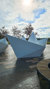 Sculpture bateau Tallinn