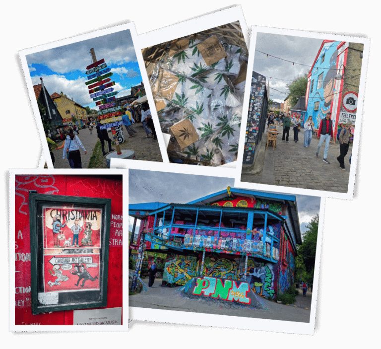 Christiania à Copenhague, quartier alternatif et coloré